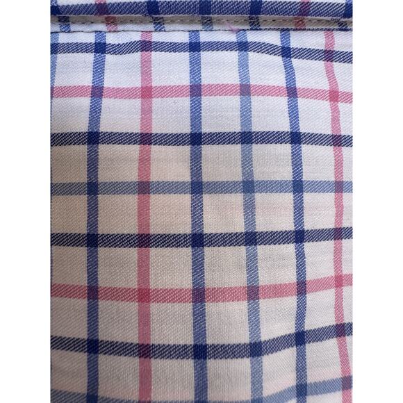 Lauren RL Shirt Men’s 18 38/39 Tall Blue Checked Logo Preppy Academic - Picture 5 of 12